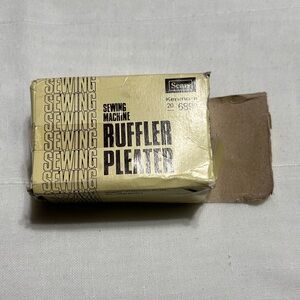 Sears Kenmore Sewing Machine Ruffle Pleater Attachment